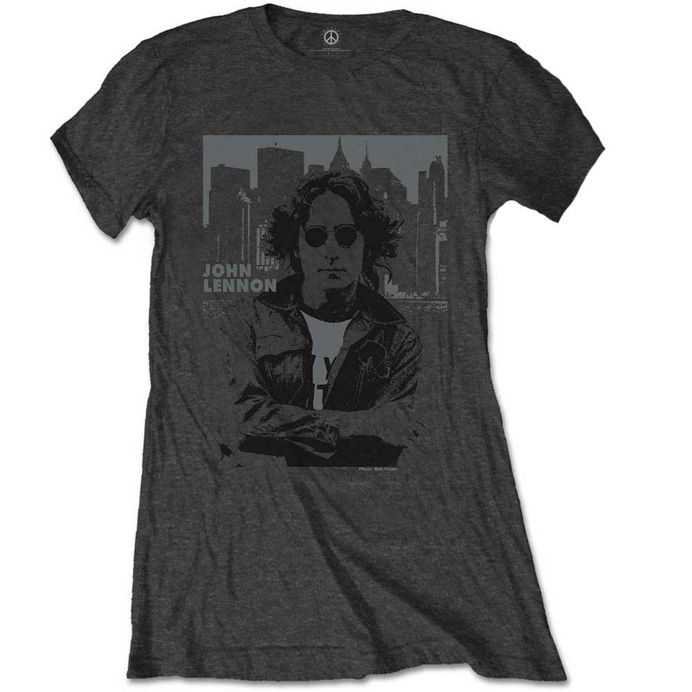 JOHN LENNON ジョンレノン (生誕 85年 ) - Denim Skyline / Tシャツ / レディース - PGS